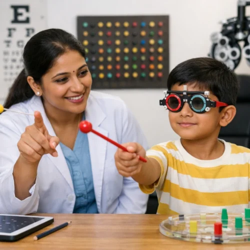 Vision Therapy at Samyak Drishti Eye Hospital South Bangalore
