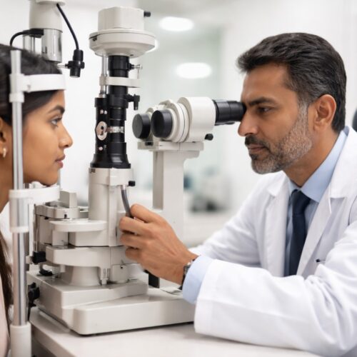 Comprehensive Eye Examination at Samyak Drishti Eye Hospital South Bangalore
