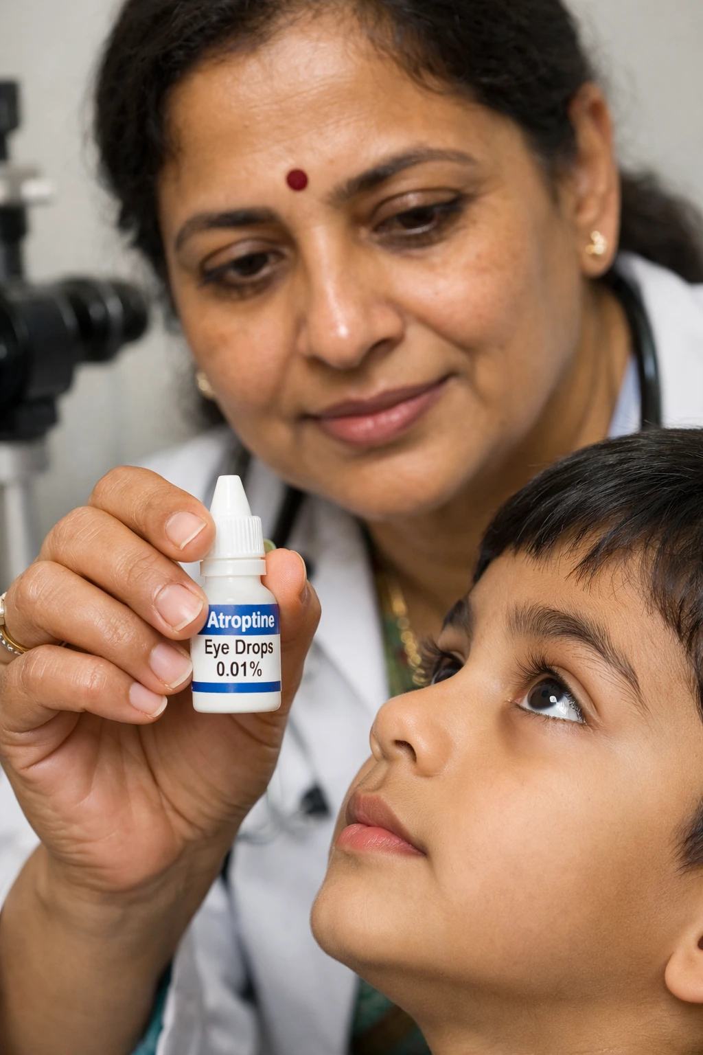 low dose atropine eye drops used for myopia control in children