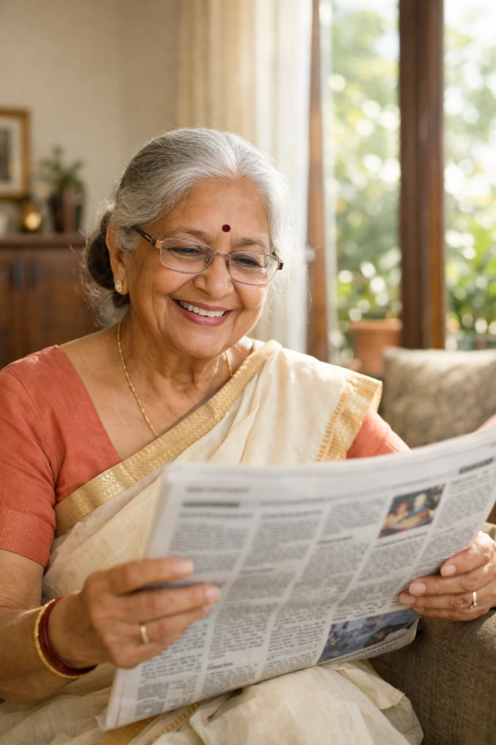 Clear vision after successful cataract surgery