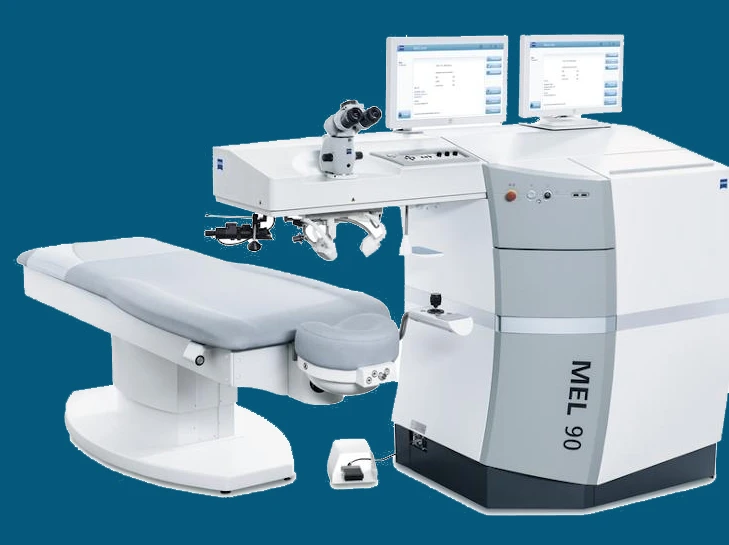LASIK laser eye surgery equipment at Samyak Drishti Eye Hospital